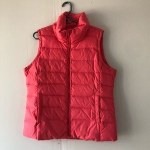 Pink puffer vest!